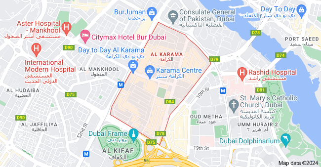 how to reach al karama in duabi